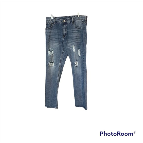 SHEIN Denim - Shein ripped blue jeans size 36